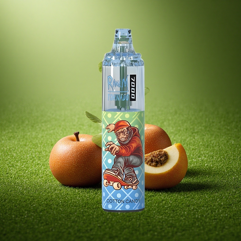 RandM Fumot Tornado 7000 Puffs Värvi-mesiniku Vint 14ML Tüüp-C Võrkpool