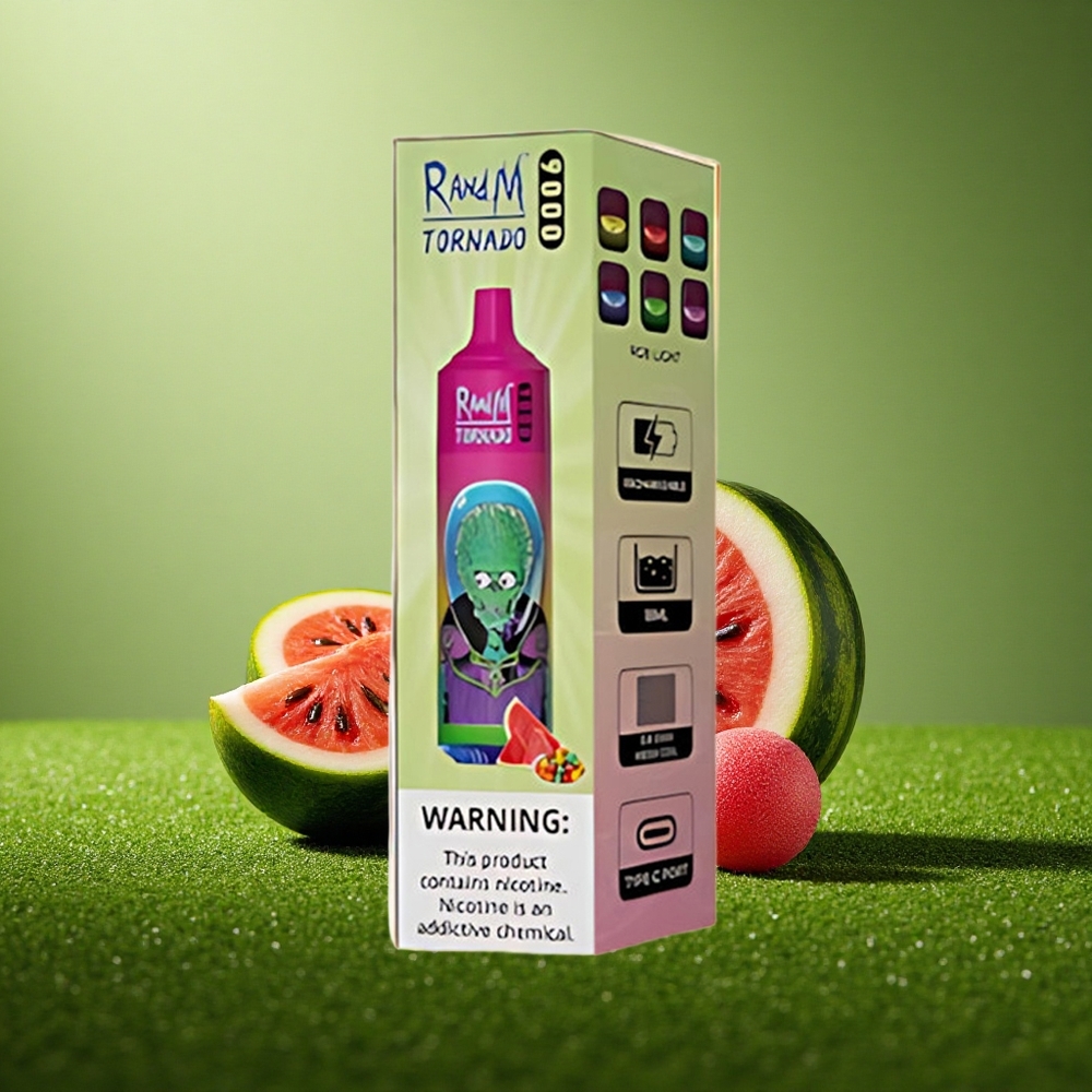 RandM Fumot Tornado 9000 Puffs Arbuusi Mullgummi 850 mAh 18 mL Võrkpool