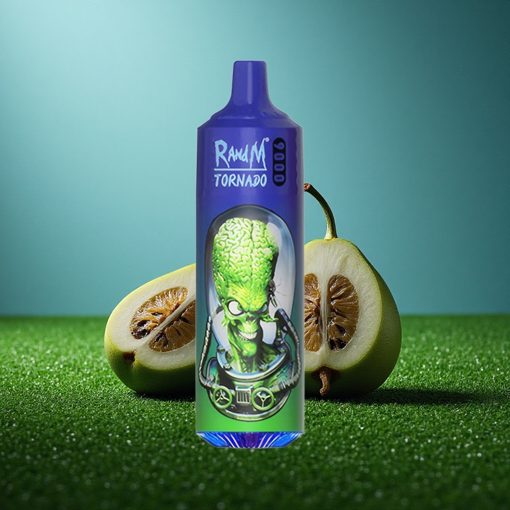 RandM Fumot Tornado 9000 Puffs Härra Sinine 850 mAh RGB 18 mL