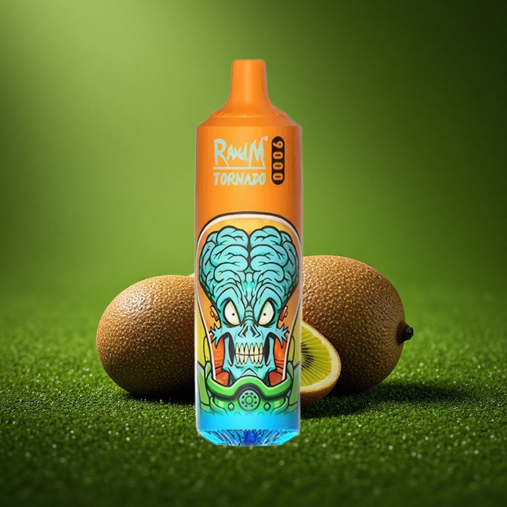 RandM Fumot Tornado 9000 Puffs Kiivi-Marakuija-Mesh RGB 850mAh 18mL