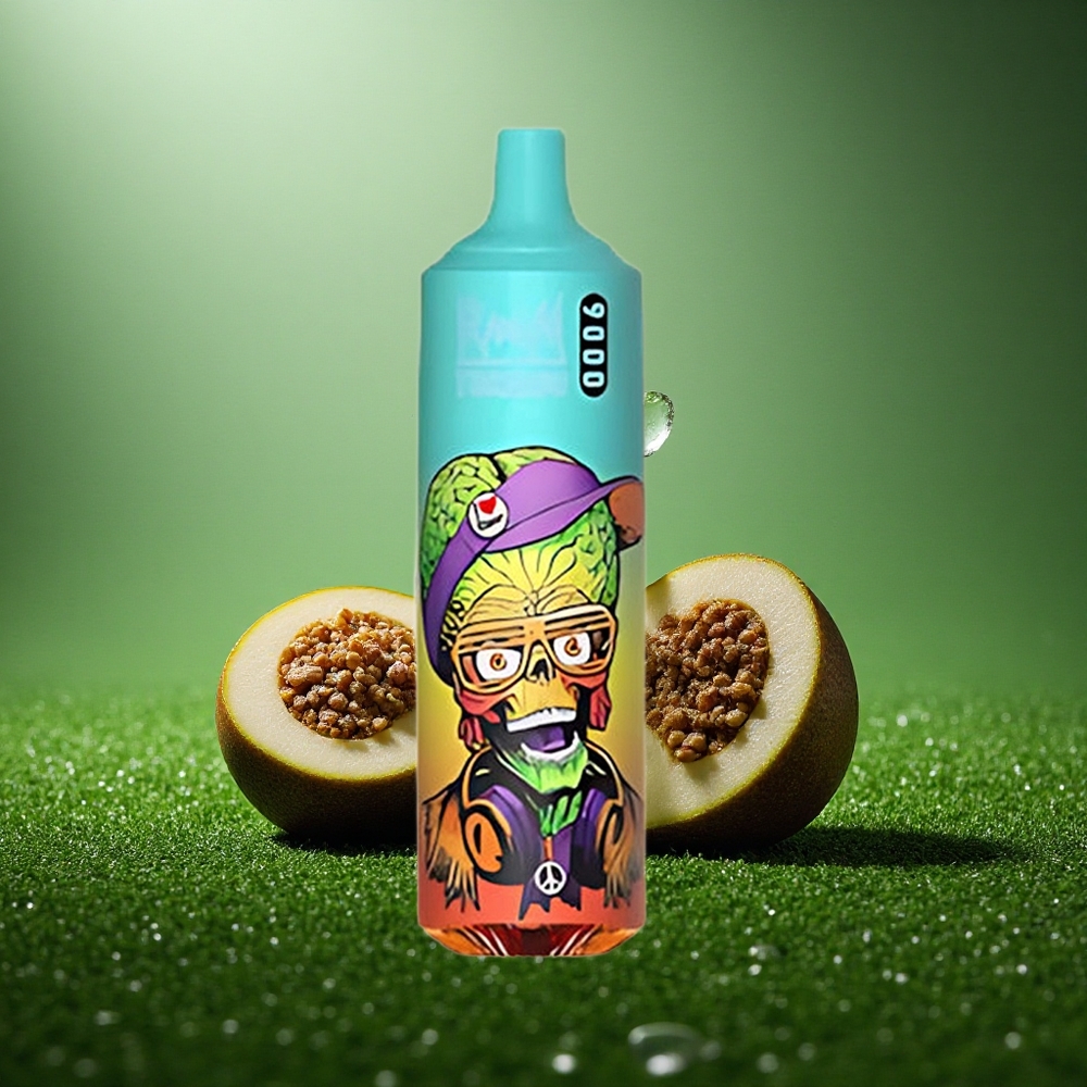 RandM Fumot Tornado 9000 Puffs SinineJõuline Jää 850mAh 18mL Võrk