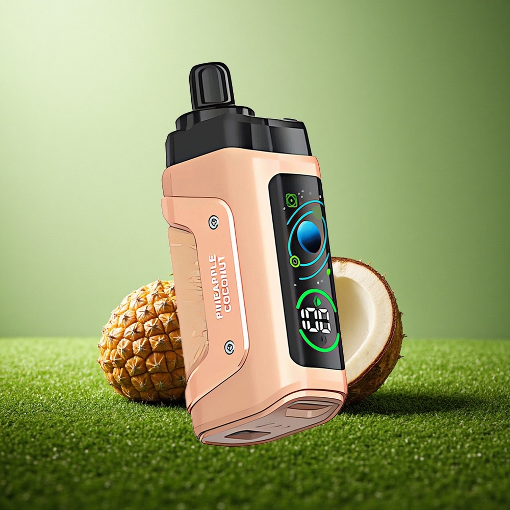 Razz Bar 45000 Puffs Ananass-Kookos 1.0 Ohm Õhuvoolu Reguleeritav