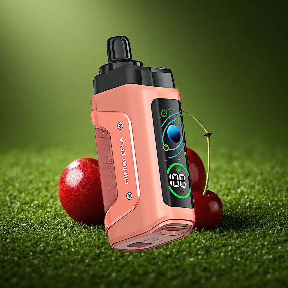 Razz Bar 45000 Puffs Kirsi-Kola Mesh 1.0 Ohm Õhureguleeritav