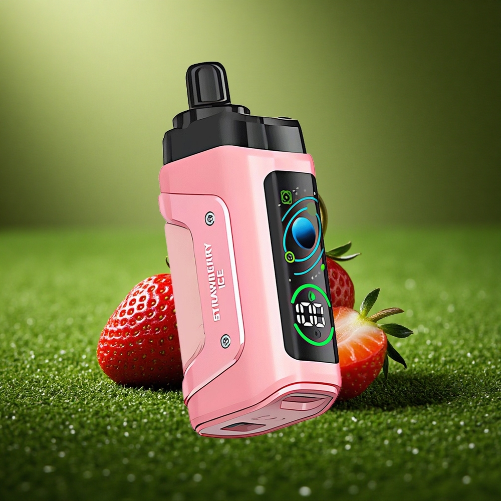 Razz Bar 45000 Puffs Maasikajää 1.0 Ohm Mesh Hinglus 650 Mah