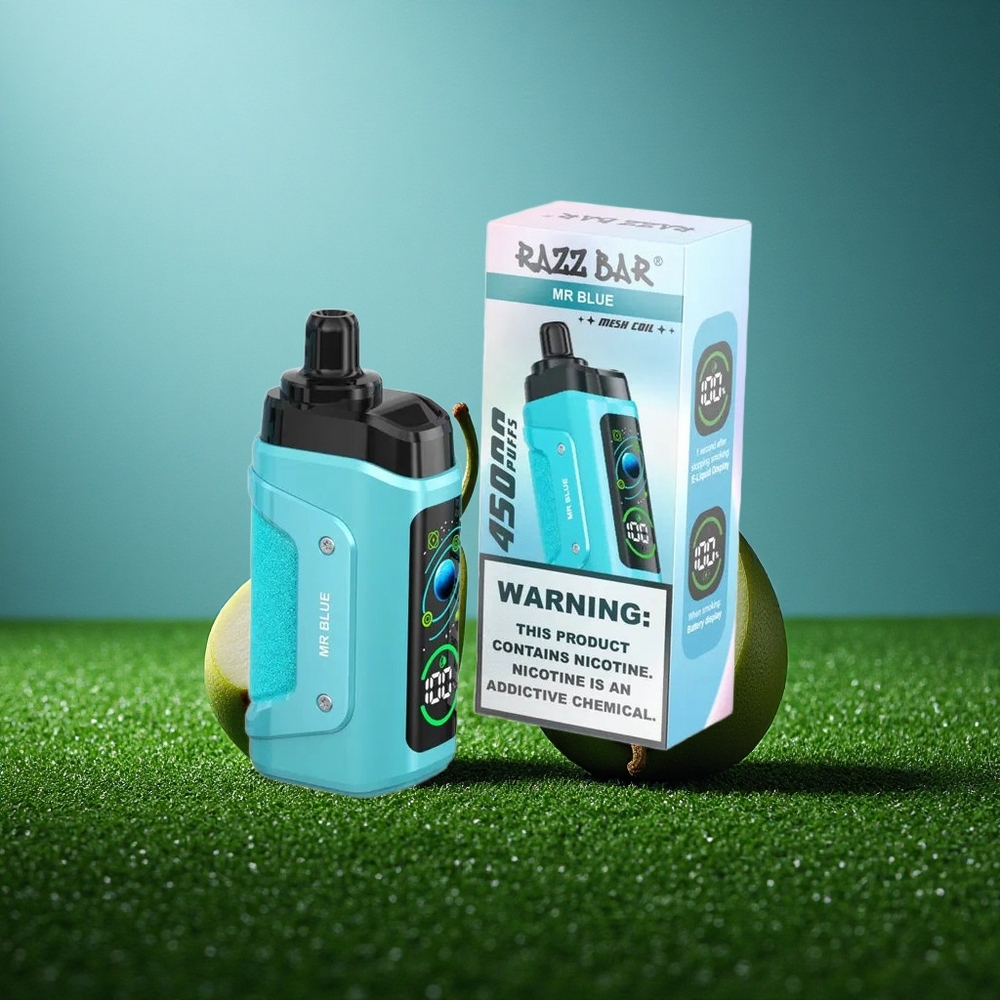 Razz Bar 45000 Puffs Sinine Meister 45000 Tõmmet Mesh Coil