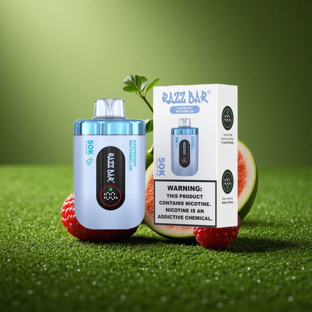 Razz Bar 50K Puffs Virsik-Arbuusi 1.0 Ohm Tüüp-C