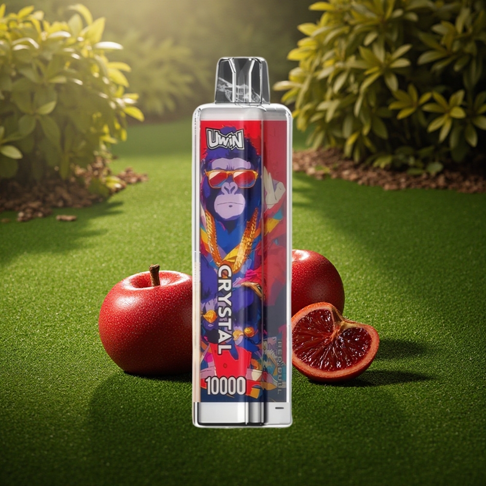 Uwin Crystal 10000 Puffs Punane Tuli Kristall 18ml 0.8 Ohm RGB