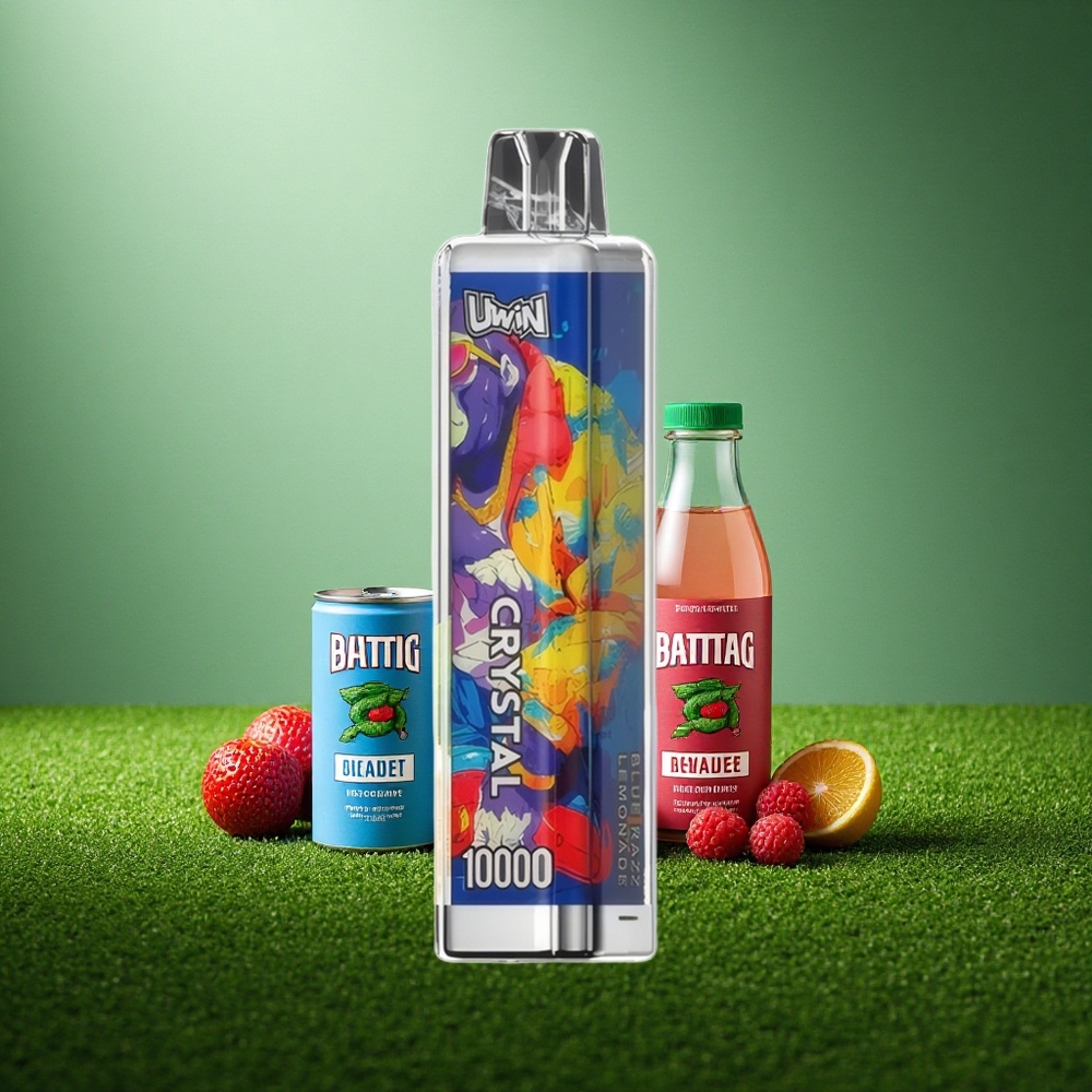 Uwin Crystal 10000 Puffs Sinine Vaarikas Limonaad RGB Kiirlaadimine