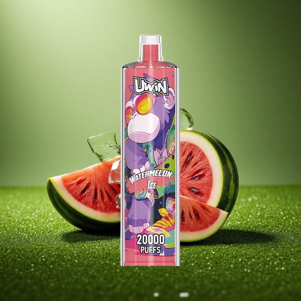 Uwin Shisha Hookah Crystal 20000 Puffs Arbuusijää Mesh-Tüüp-C 22ml