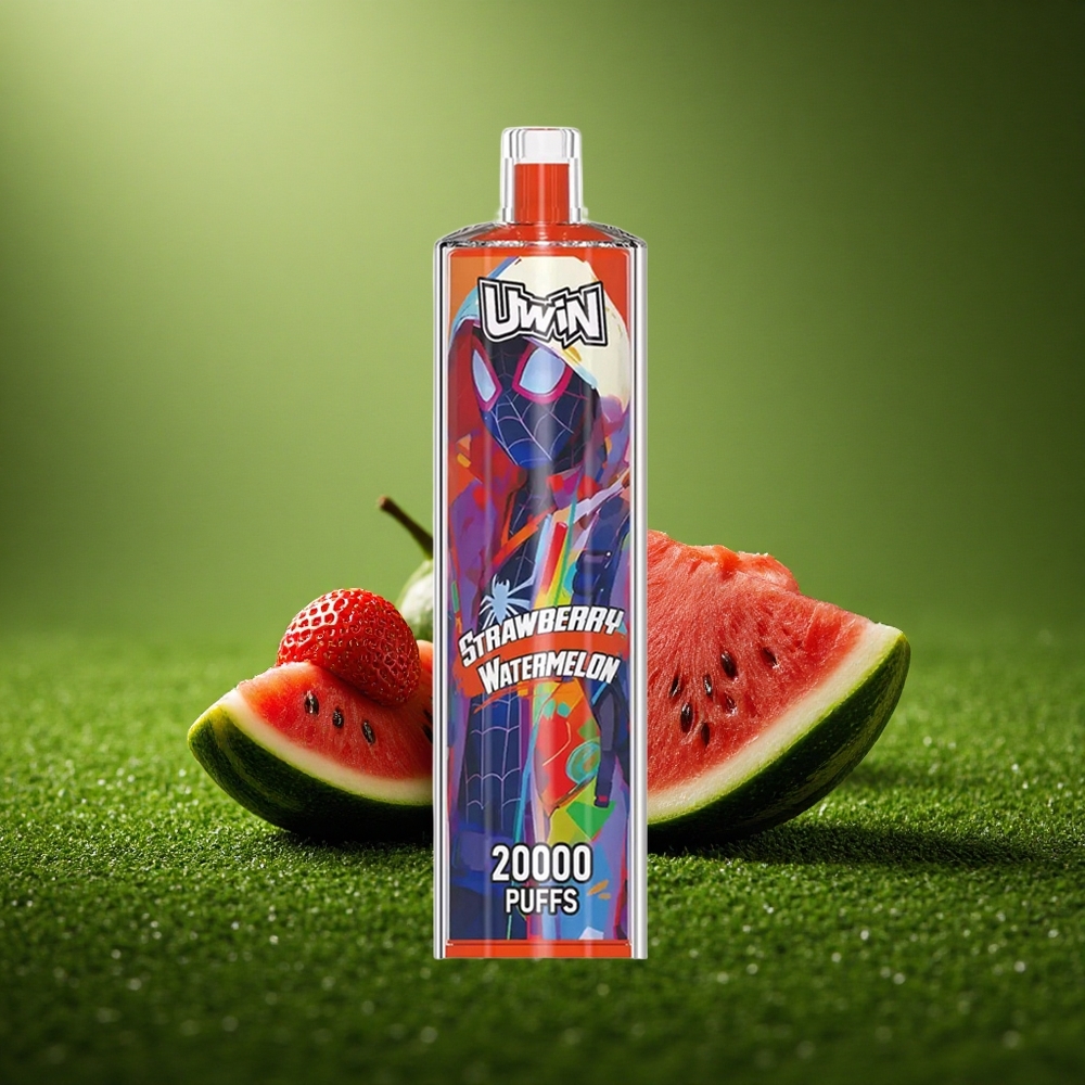 Uwin Shisha Hookah Crystal 20000 Puffs Maasika-Arbuusi Mesh-Tüüp C 22ml 0%