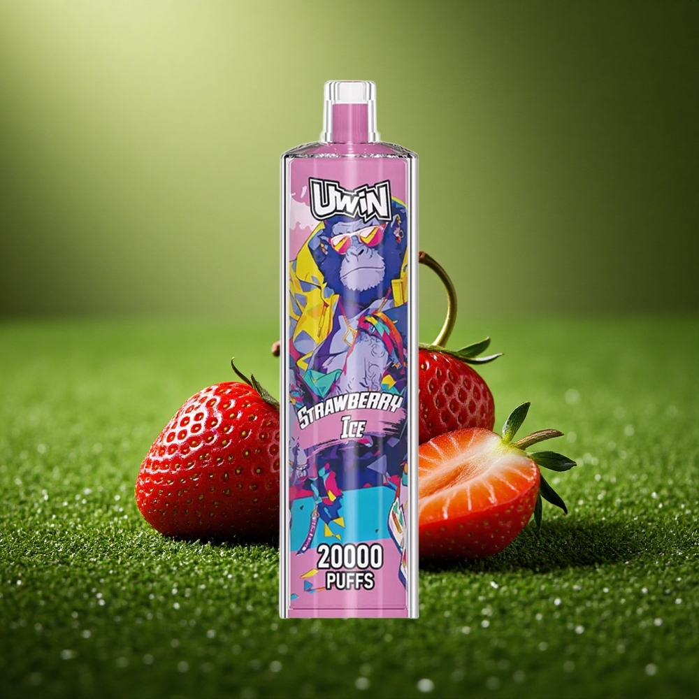 Uwin Shisha Hookah Crystal 20000 Puffs Maasikajää Tüüp-C 22ml Mesh