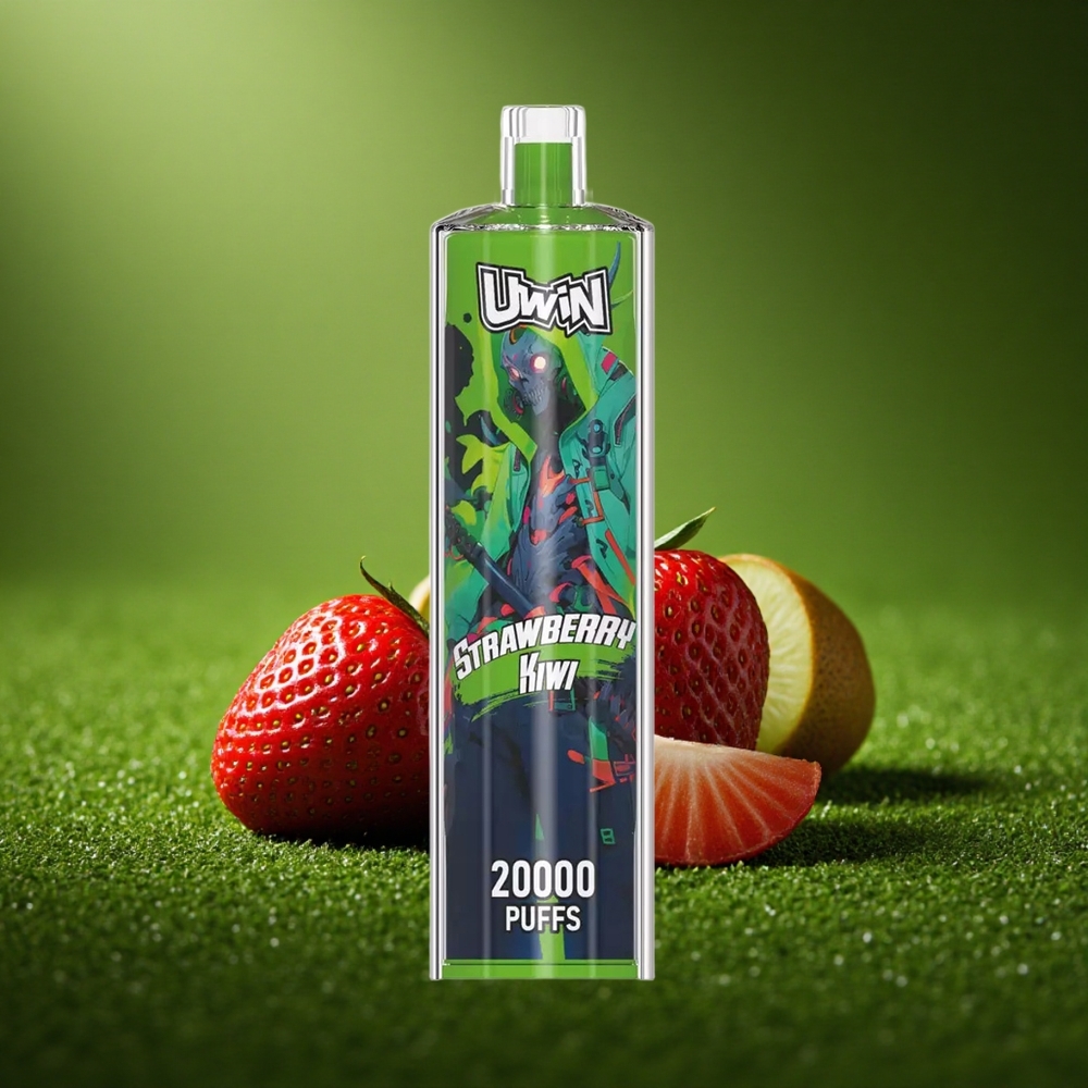 Uwin Shisha Hookah Crystal 20000 Puffs Maasikas-Kiivi Mesh 22ml Type-C