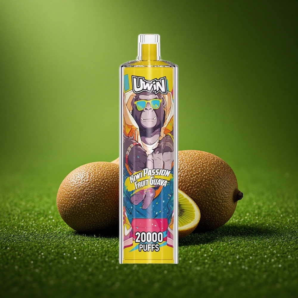 Uwin Shisha Hookah Crystal 20000 Puffs Marakuja Guava Mesh 22ml Type-C