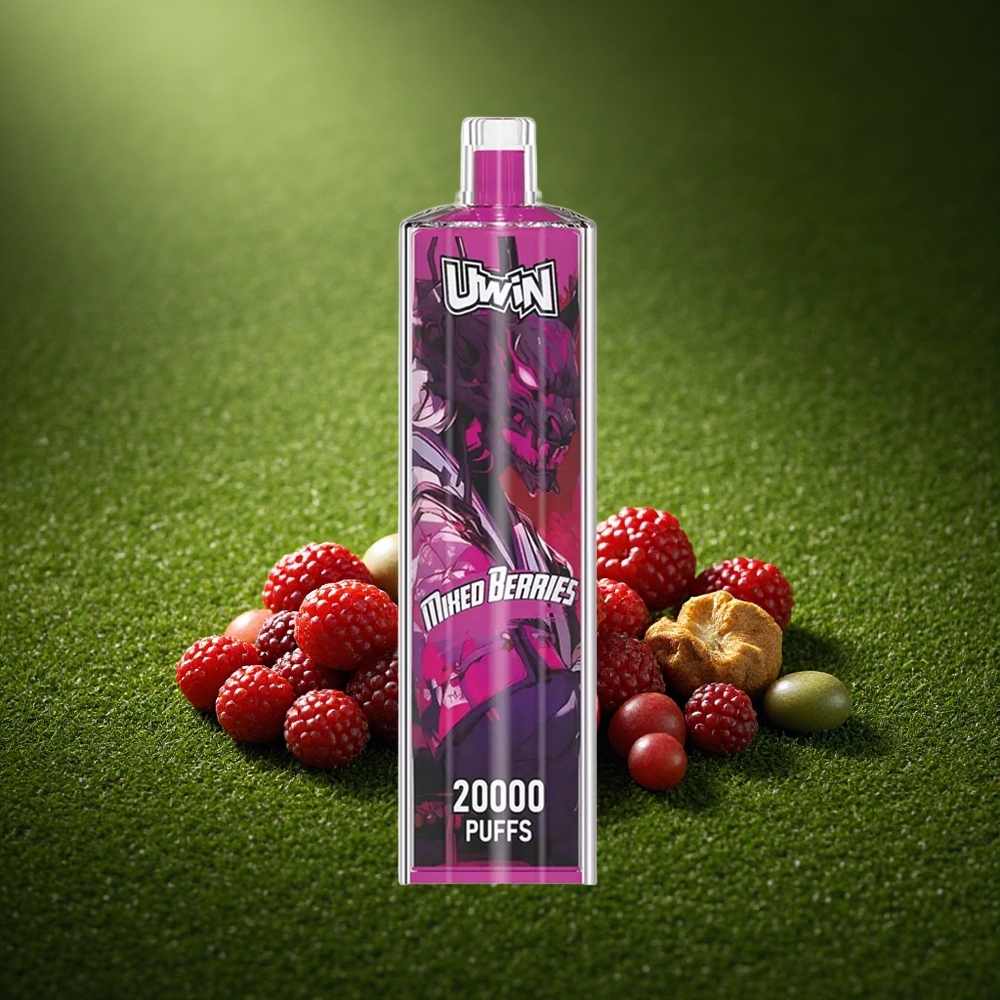 Uwin Shisha Hookah Crystal 20000 Puffs Segamari Mesh-Tüüp C 650mAh 22ml