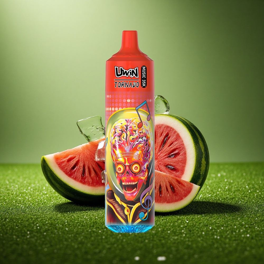 Uwin Tornado 35K Music Puffs Arbuusi Jää 0% 1.0 Ohm Type-C