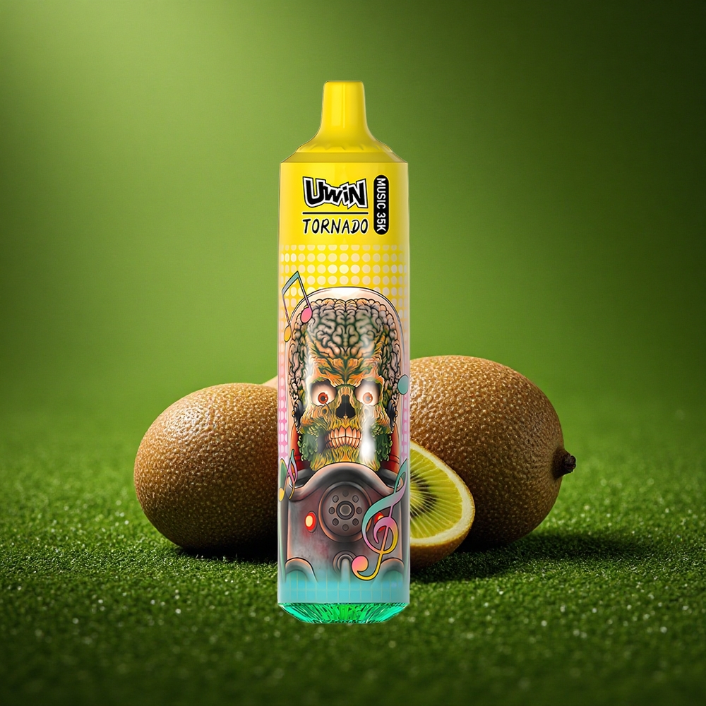Uwin Tornado 35K Music Puffs Kiivi-Marakuija-Vaigu Laadimis-Tüüp-C 600mAh Võrk-Mähis 1.0 Ohm