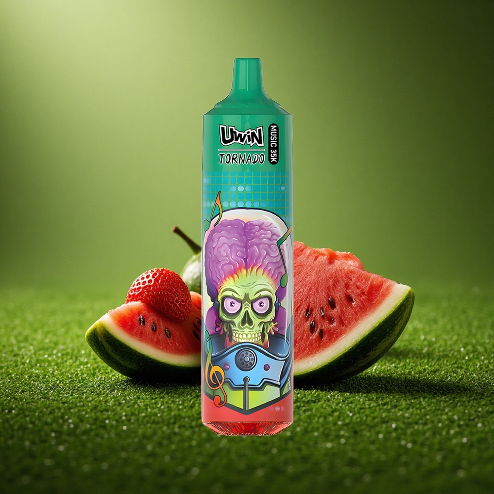 Uwin Tornado 35K Music Puffs Maasika-Arbuusi Tüüp-C Laadimisega 600mAh Tikuga