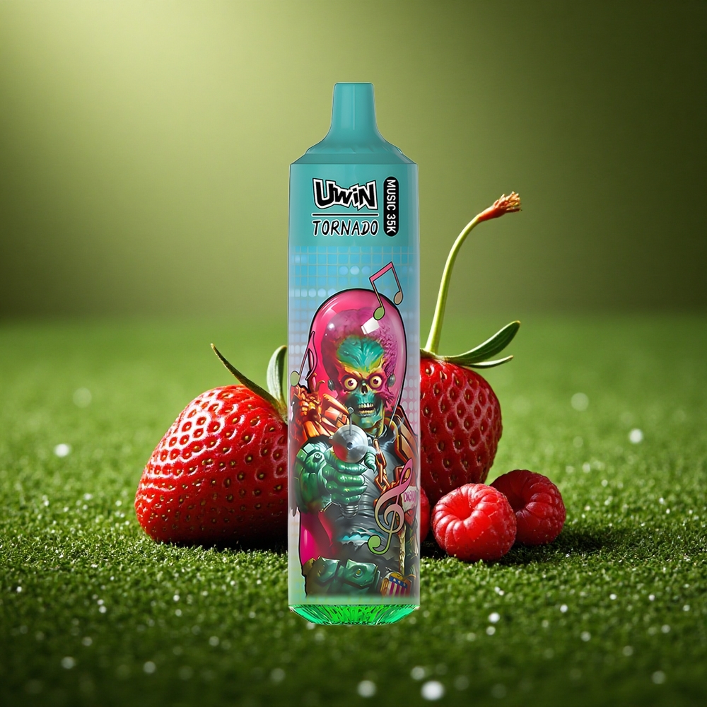 Uwin Tornado 35K Music Puffs Maasika-Vaarikas-Kirsijää 600mAh Type-C