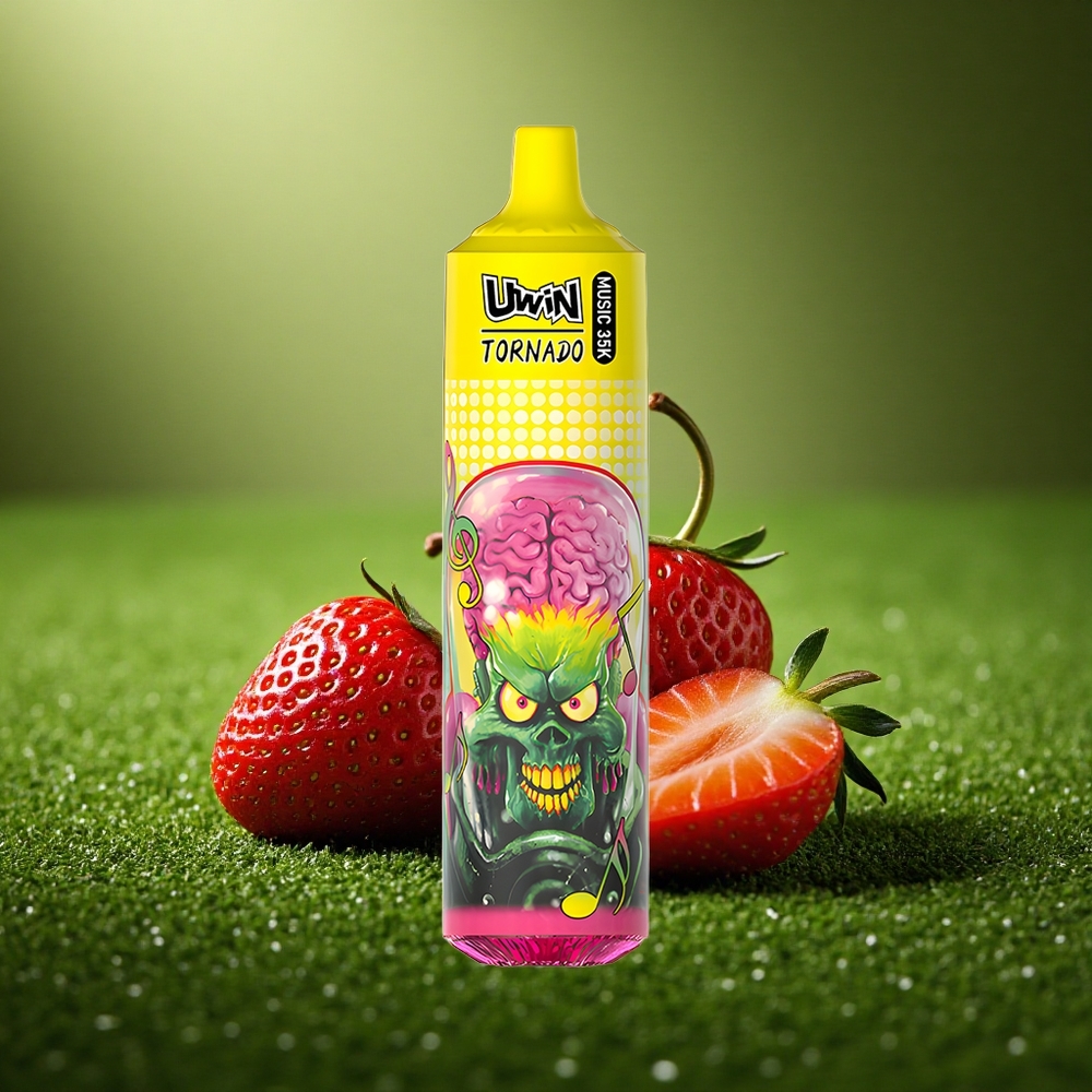 Uwin Tornado 35K Music Puffs Maasikajää Type-C 600mAh Mesh