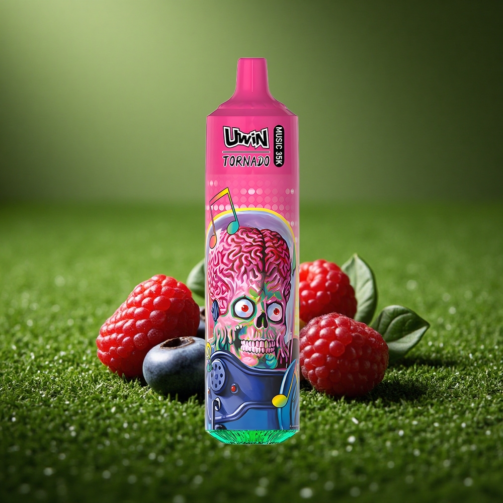 Uwin Tornado 35K Music Puffs Mustika Vaarikas 600mAh Type-C Mesh