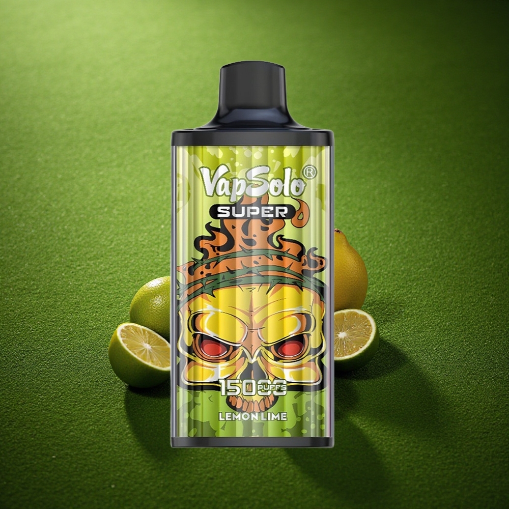 Vapsolo Super 15000 Puffs Lima Sidrun 40ml 850mah