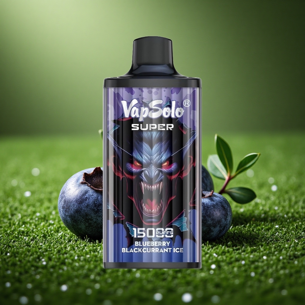 Vapsolo Super 15000 Puffs Mustikas Sõstar Jää Type-C 850mah 40ml