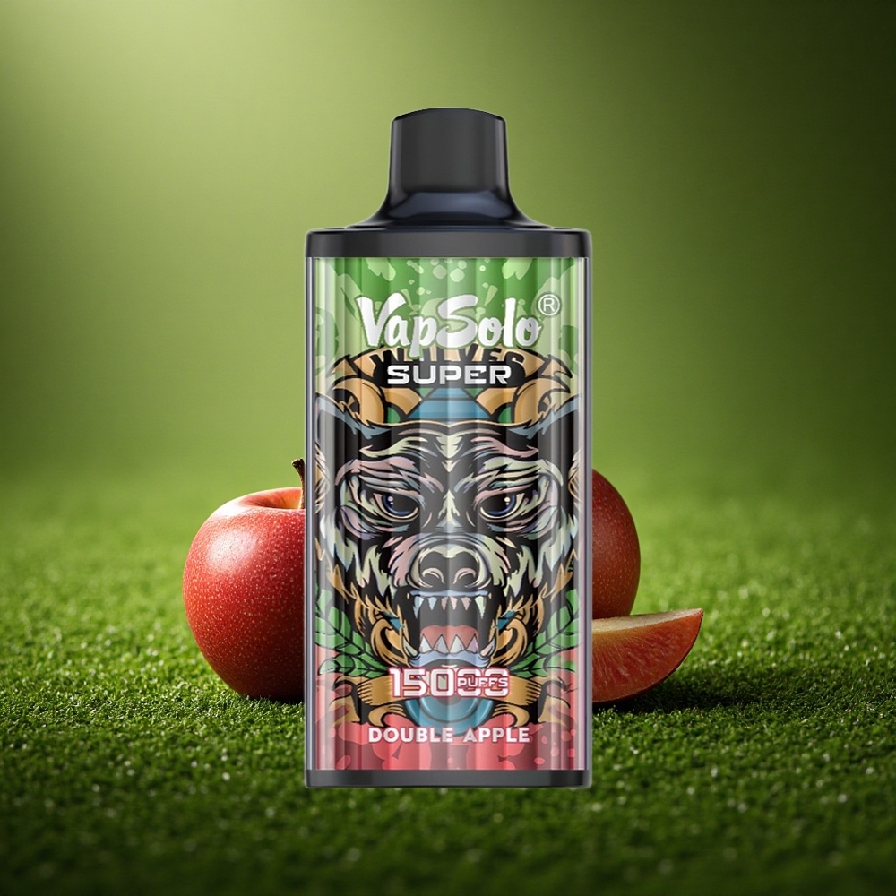 Vapsolo Super 15000 Puffs Topelt Õun 40ml 850mah Tüüp-C