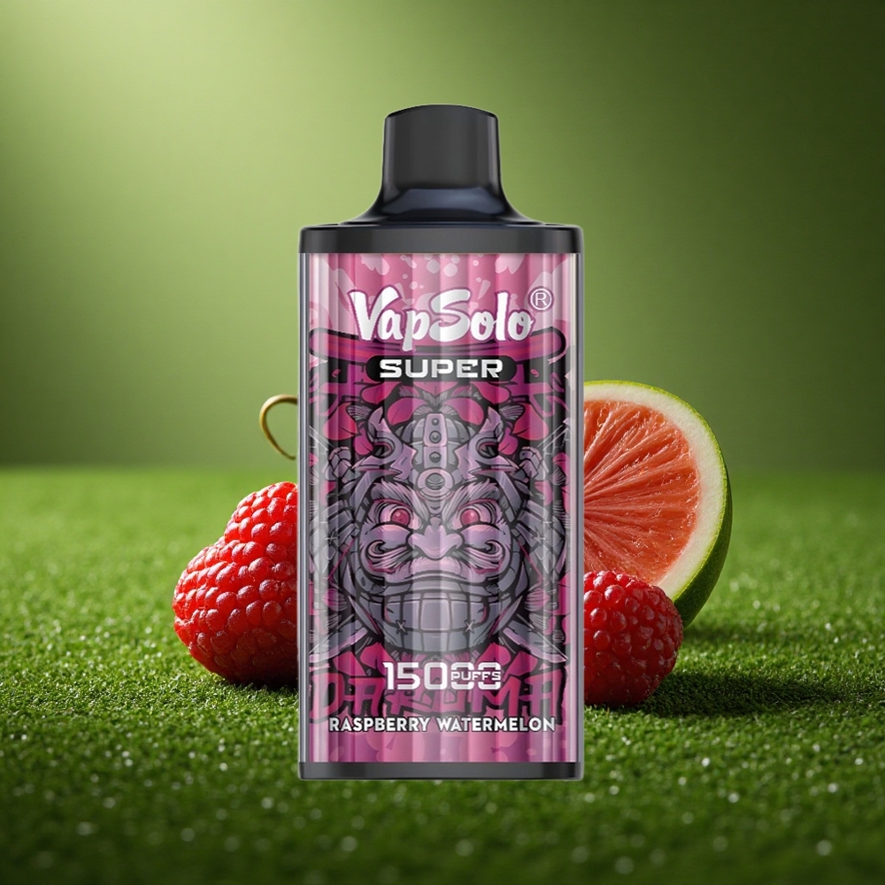 Vapsolo Super 15000 Puffs Vaarikas-Arbuusi 40ml Mesh 850mah