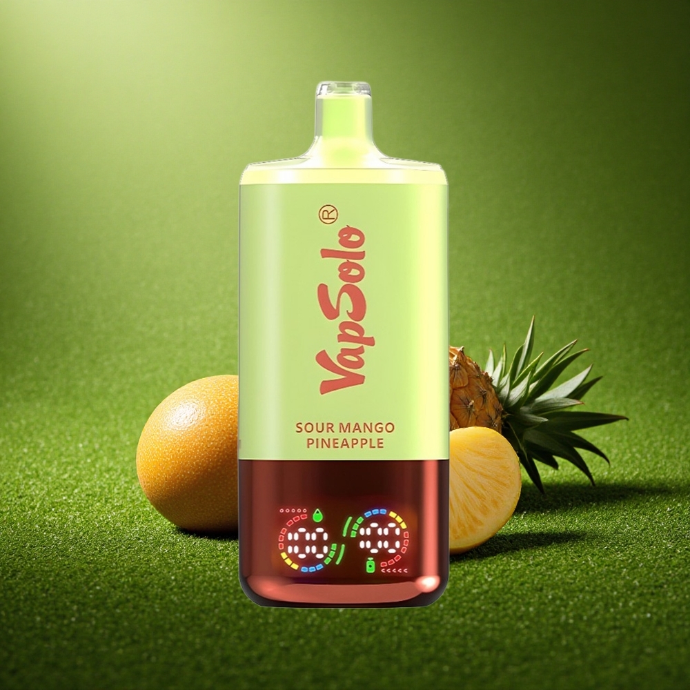 Vapsolo Triple 30000 Puffs Hapne Ananasmango Kolmepaakne Type-C