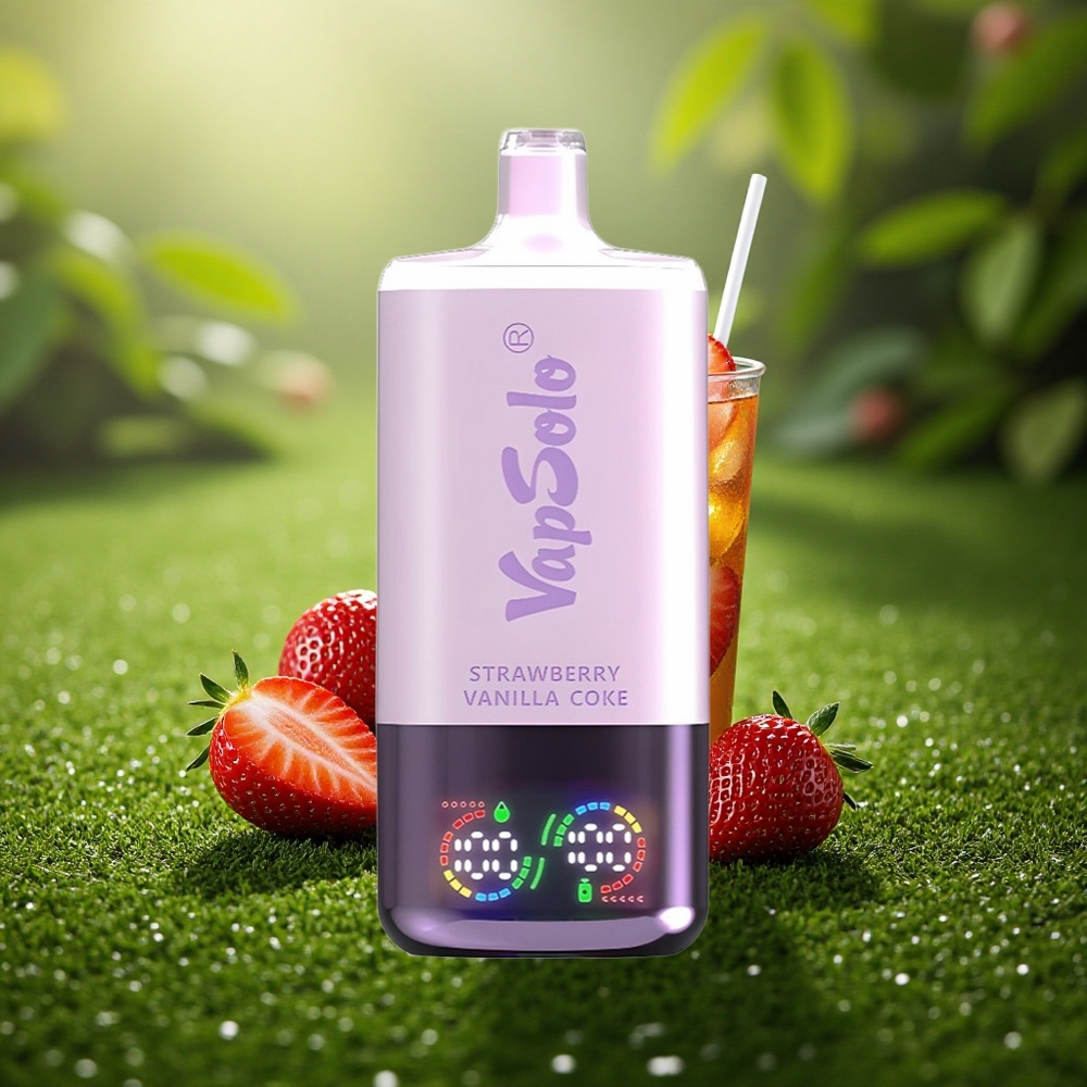 Vapsolo Triple 30000 Puffs Maasika Vanillikoka Kolmik 40ml Type-C