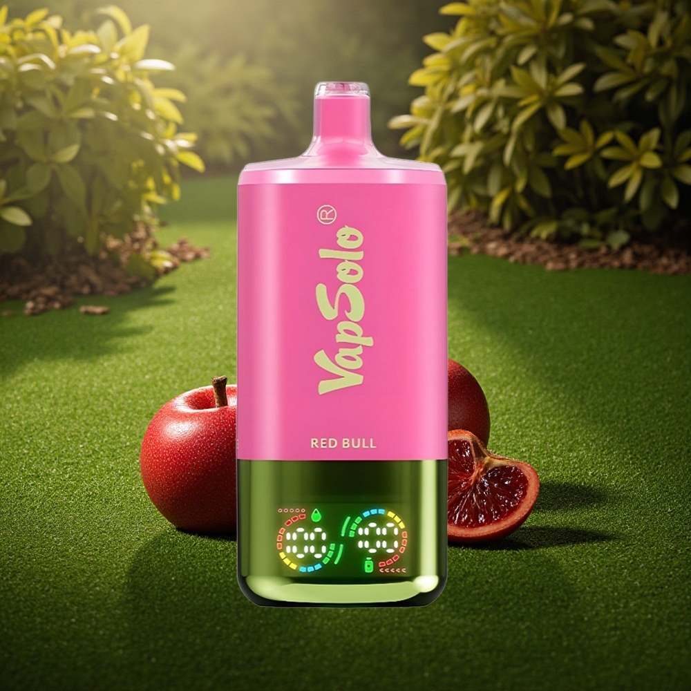 Vapsolo Triple 30000 Puffs Punane Tuli Kolmekordne 40ml Type-C