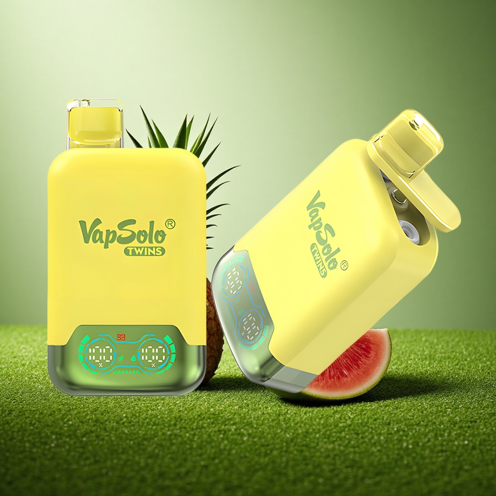 Vapsolo Twins 20000 Puffs Ananass Kookos & Arbuusi Jää Type-C 40 ml 50mg/ml