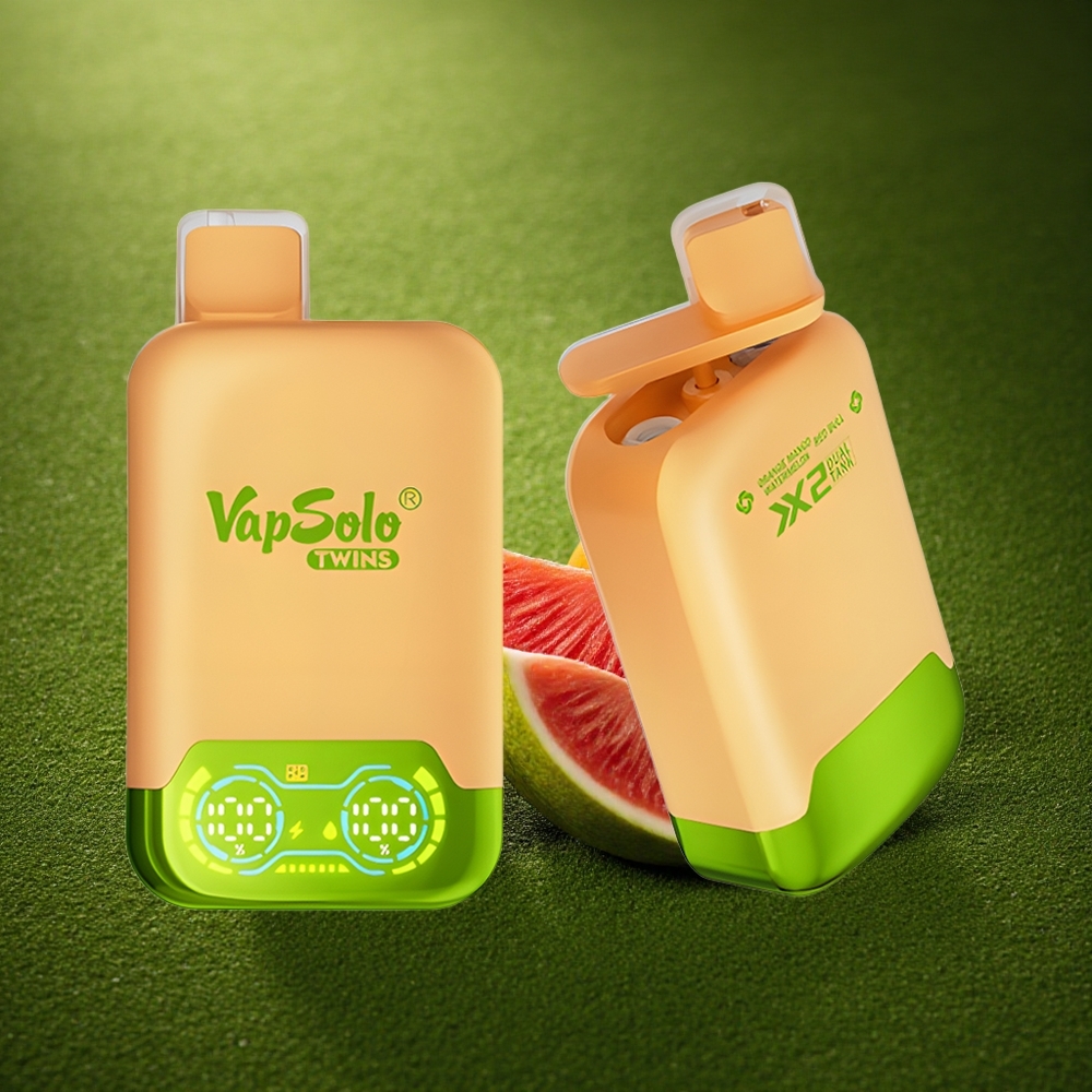 Vapsolo Twins 20000 Puffs Apelsin-Mango-Arbuus & Punane Sõnn 40ml Kahekordne Type-C