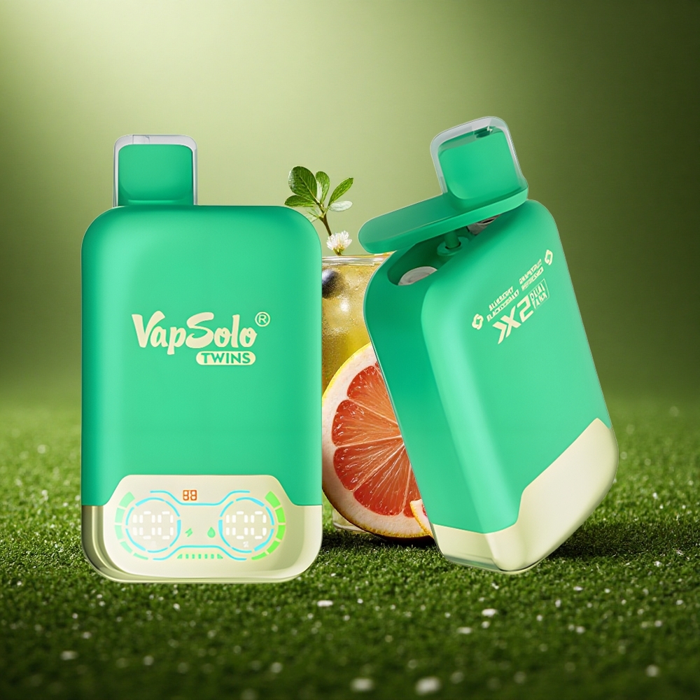 Vapsolo Twins 20000 Puffs Mustikas sõstar & greipipuu värskendaja 40 ml tüüp-C