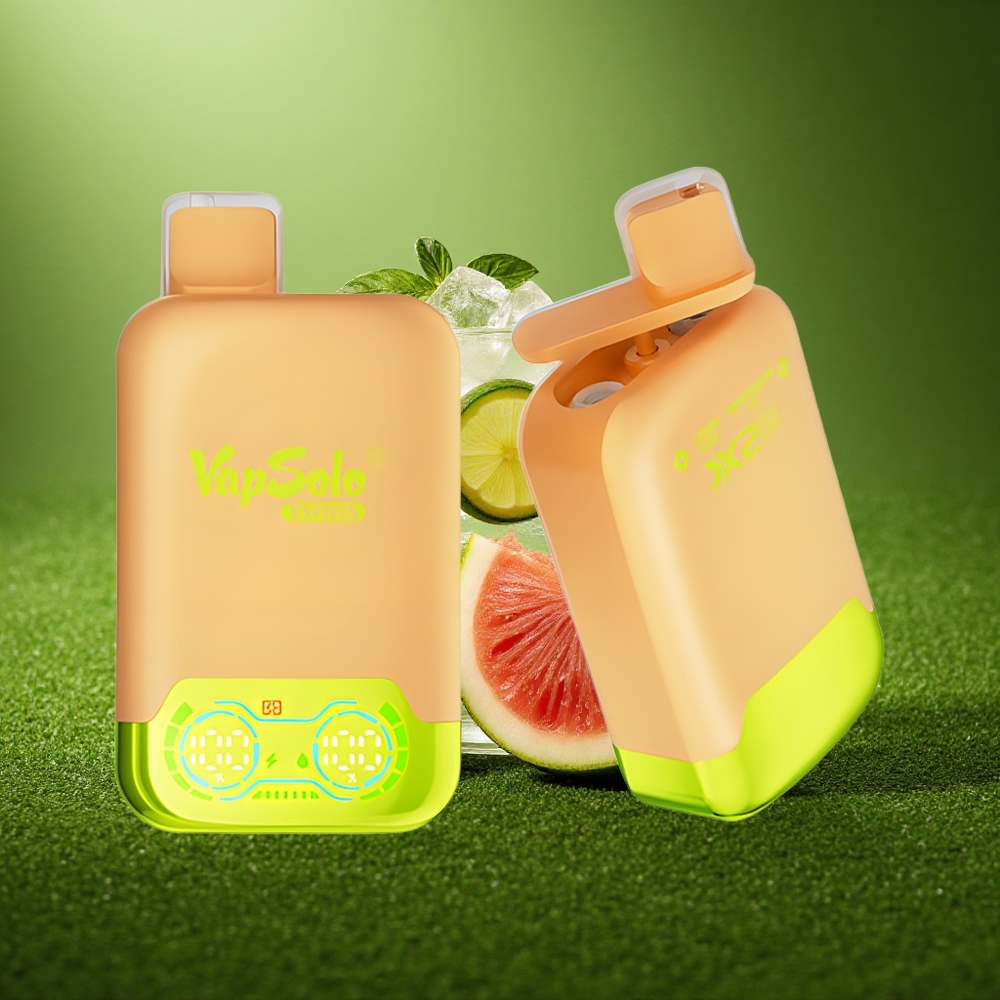 Vapsolo Twins 20000 Puffs Sidrun-Laimivesimelonijää 40ml 2paak Type-C