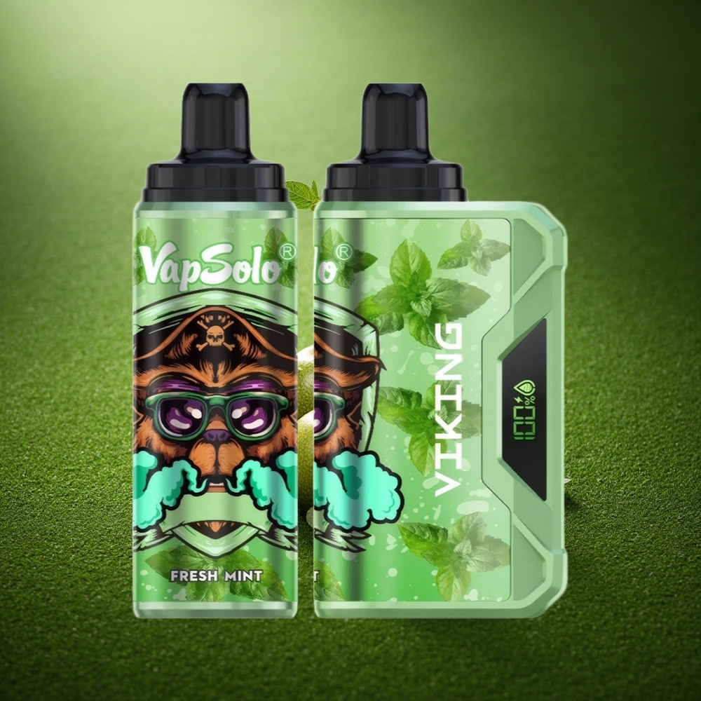 VapSolo VIKING 12000 Puffs Värske Münt Tüüp-C 22ml 20mg/ml