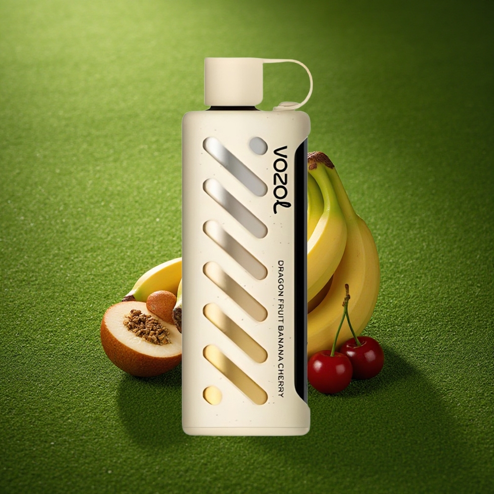 VOZOL Gear Shisha 25000 Puffs Draakoniviigimuna Banaan Kirss Dual Mesh 1000mAh