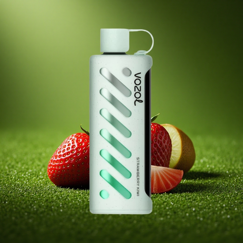 VOZOL Gear Shisha 25000 Puffs Maasika-Kiivi Kahekordne Võrk ja Nuti Kiip