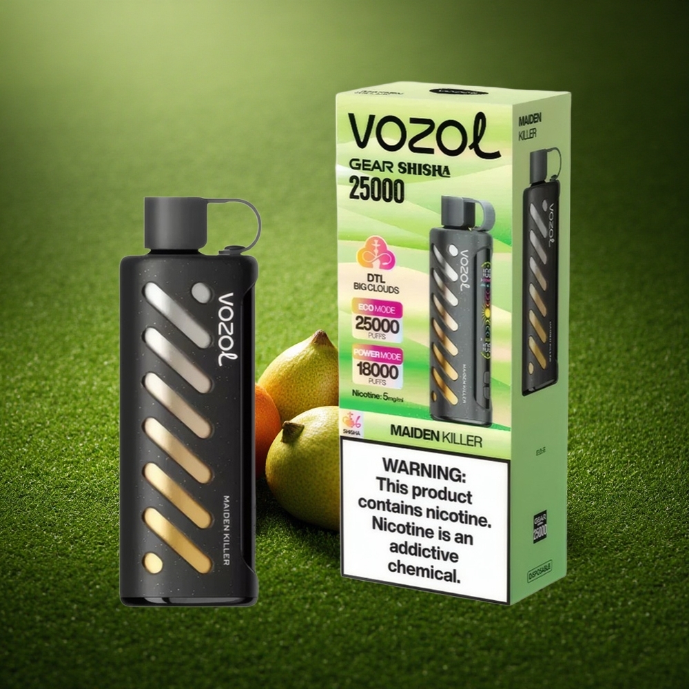 VOZOL Gear Shisha 25000 Puffs Neitsetapja Dual Mesh 25000 Suutmist 30 Maitsega