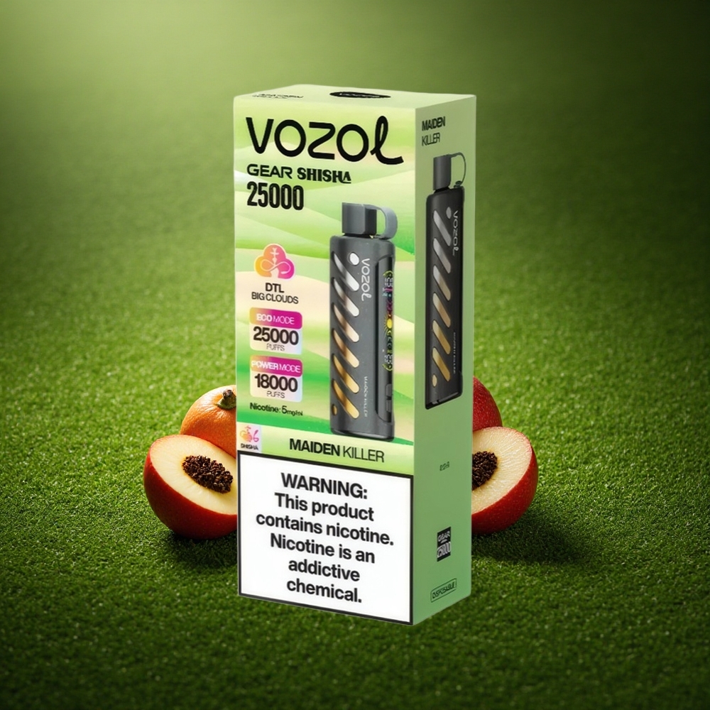 VOZOL Gear Shisha 25000 Puffs Neitsetapja Dual Mesh 25000 Suutmist 30 Maitsega