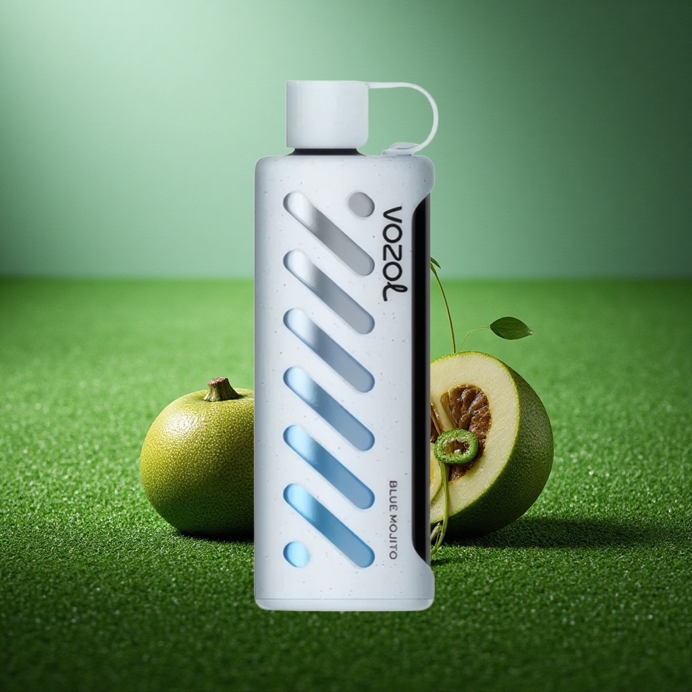 VOZOL Gear Shisha 25000 Puffs Sinine Mojito 25000 Suutmist 1000mAh Topeltvõrk