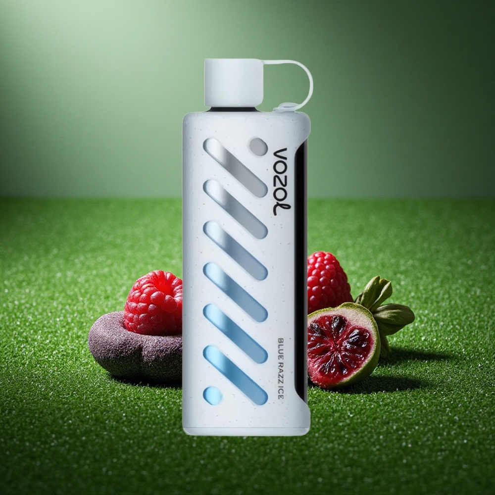 VOZOL Gear Shisha 25000 Puffs Sinine Razz Jää Dual Mesh 1000mAh 5mg/ml