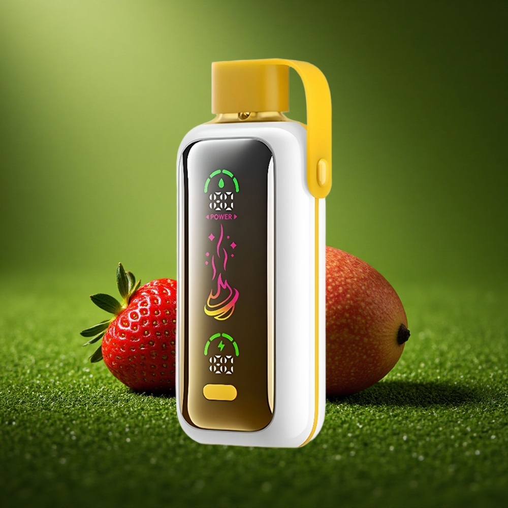 VOZOL Star 20000 Puffs Maasika-mangokahvel 2.2 HD peegel-ekraaniga kahekordse võrguga 650mAh