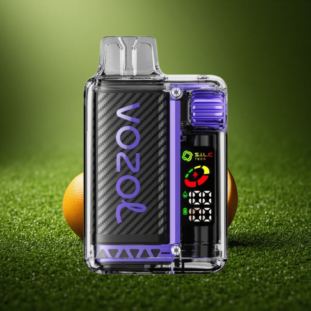 VOZOL Vista 20000 Puffs Kirsileht Greip 650mAh Taaskasutatav OLED Kuular