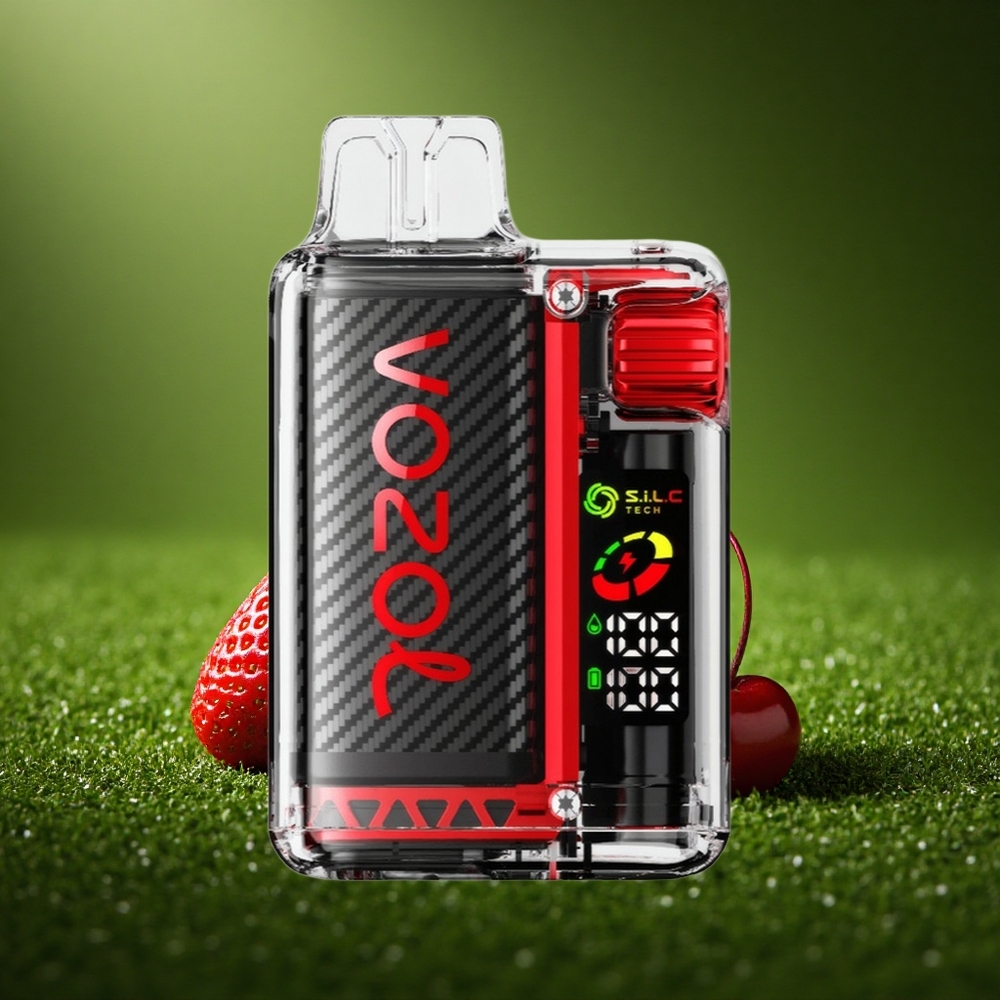 VOZOL Vista 20000 Puffs Maasika Vaarikas Kirsipuu OLED Kahe Võrgu Mähis