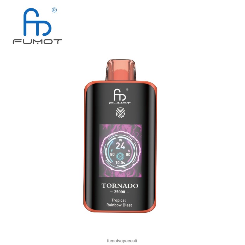 Fumot Discount Code - Fumot Tornado 25000 ühekordset veipi troopiline vikerkaareplahvatus 860PRN13