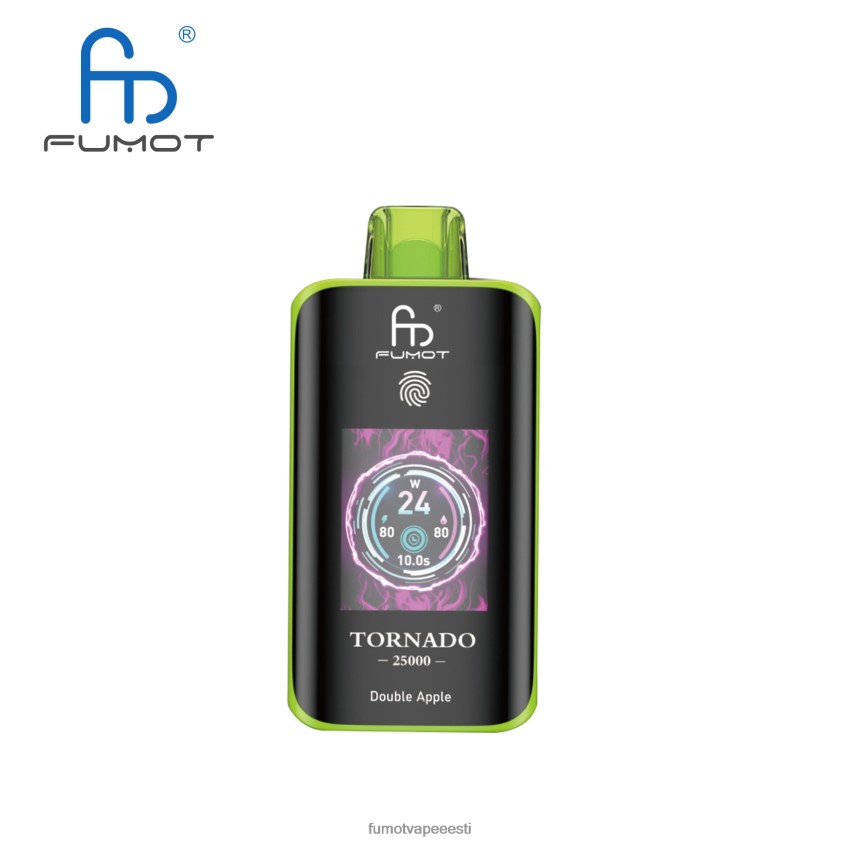 Fumot Vape Flavors - Fumot Tornado 25000 ühekordset veipi kahekordne õun 860PRN5