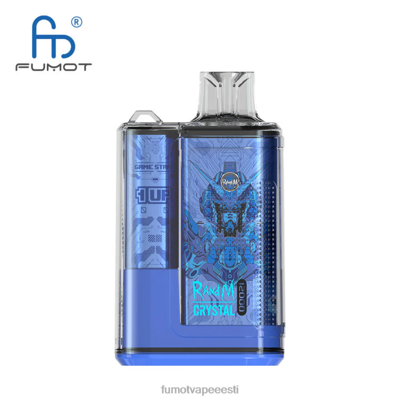 Fumot Crystal 20ml 12000 ühekordselt kasutatav vape box (1 tk) maasikajää 6Z62Z280 Fumot Vape Nicotine