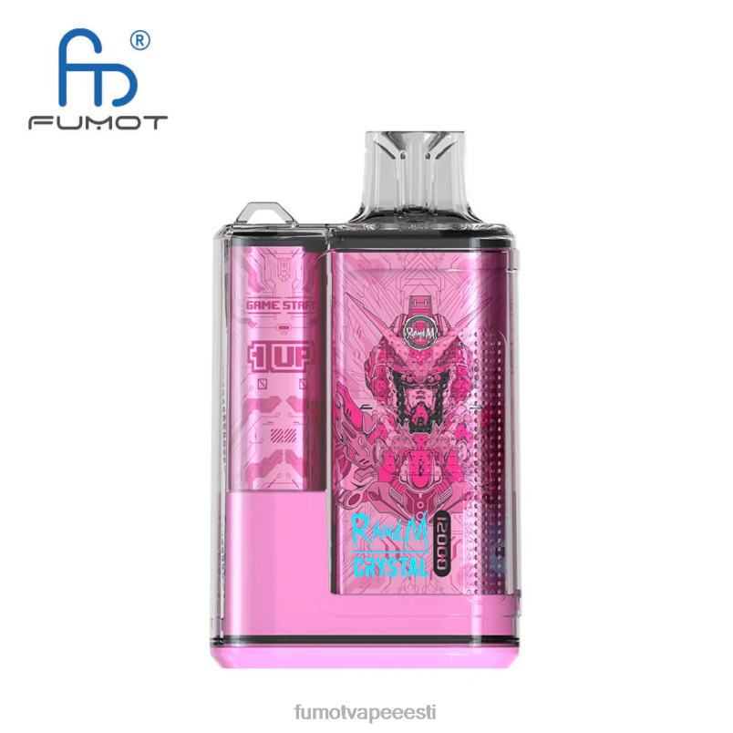 Fumot Crystal 20ml 12000 ühekordselt kasutatav vape box (1 tk) vaarikas arbuus 6Z62Z277 Fumot Vape Price