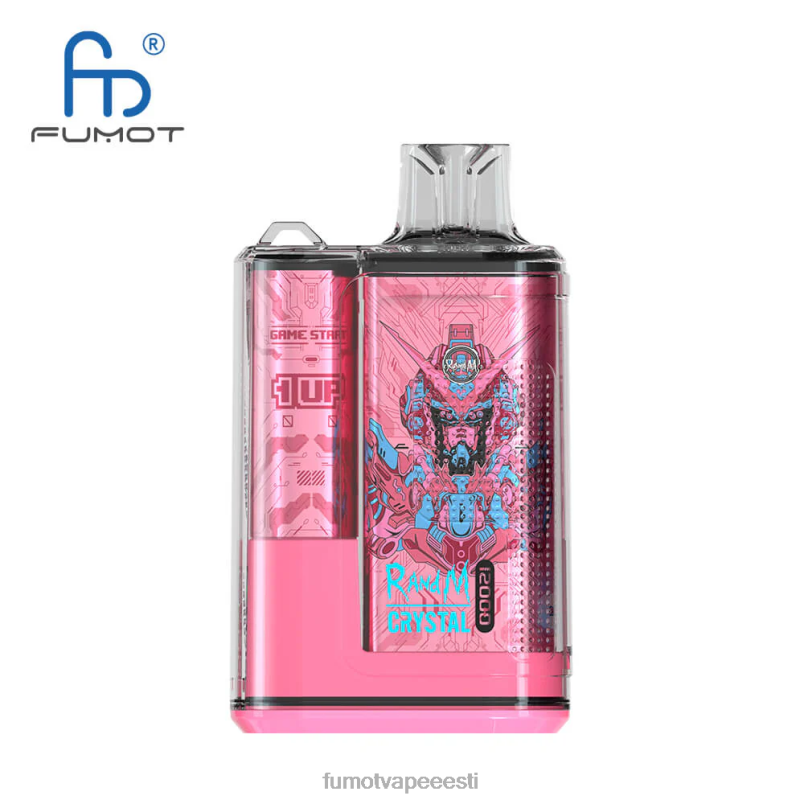 Fumot Crystal 20ml 12000 ühekordselt kasutatav vape box (1 tk) vaarikas arbuus 6Z62Z277 Fumot Vape Price